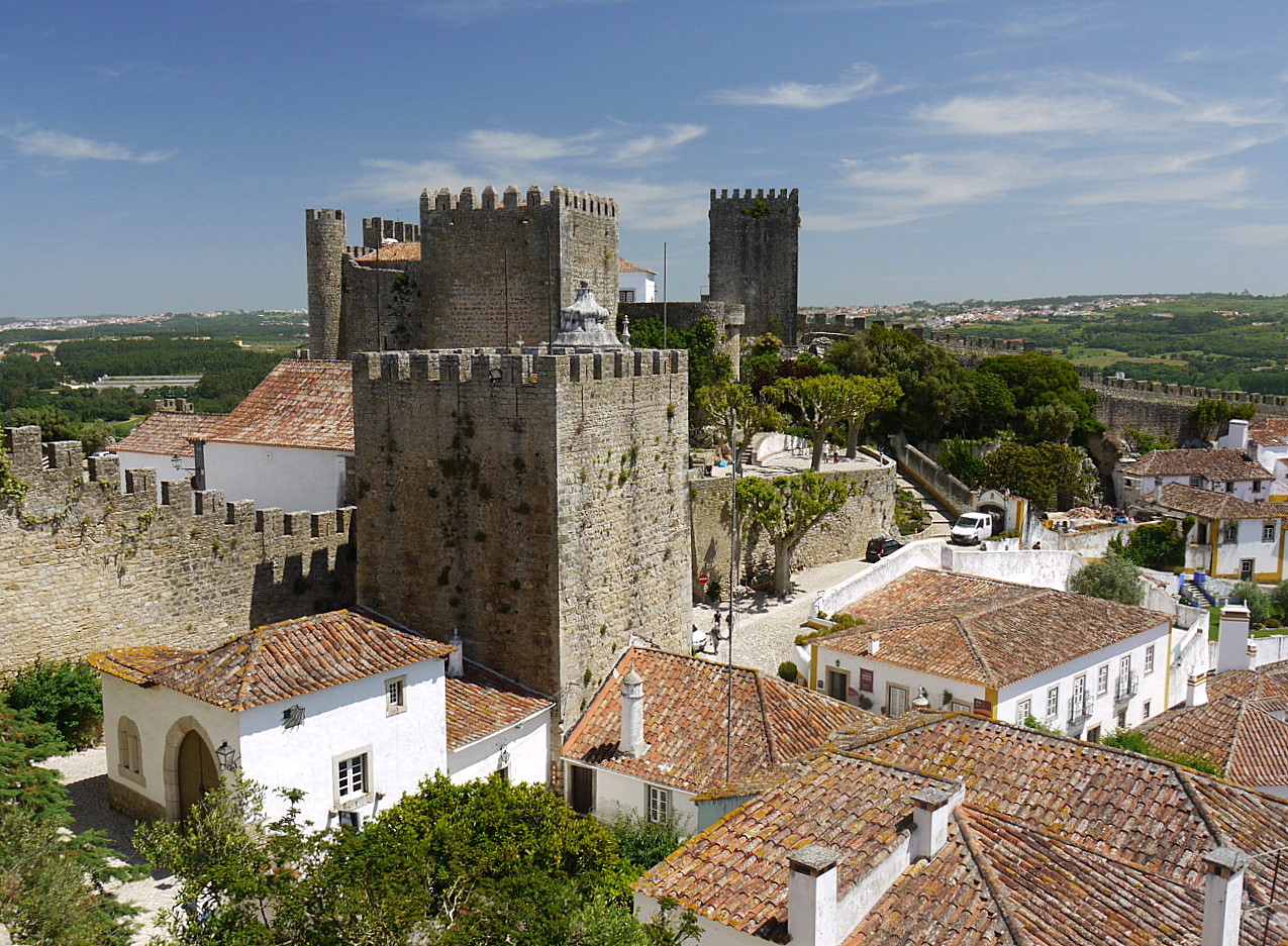 views of The Obidos town
